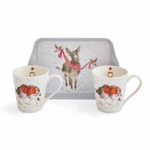 wrendale-winter-friends-mug-and-tray-set