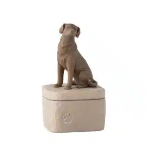 Willow tree - Love my Dog (dark) Keepsake Box