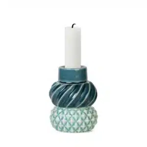 Dottir Samsurium Candlestack Petrol/Celadon